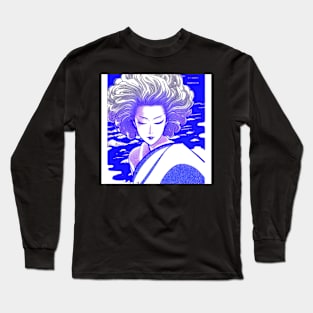 Beatiful and angelic woman. Long Sleeve T-Shirt